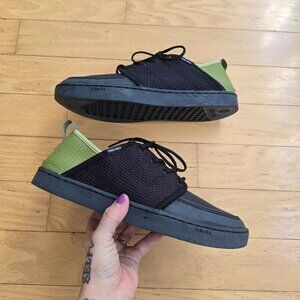 So iLL | Setter black dry-tex lime collapsible sole outdoor sneakers | MENS 10